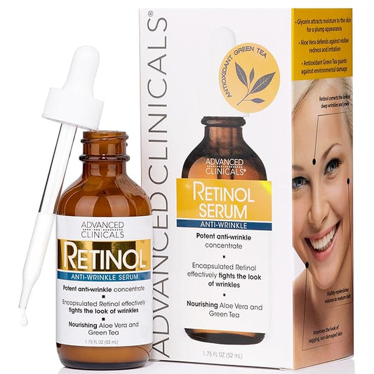 Advanced clinicals retinol facial serum
