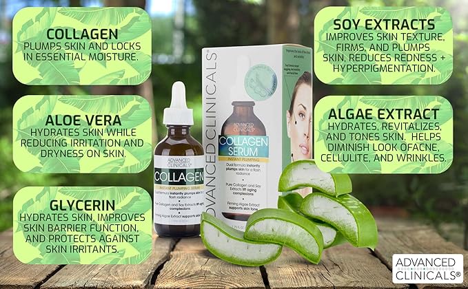 Advanced clinicals collagen serum for