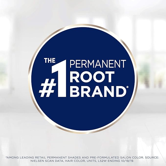 Clairol Root Touch-Up by Nice'n Easy Permanent Hair Dye, 4G Dark Golden Brown Hair Color, Pack of 4