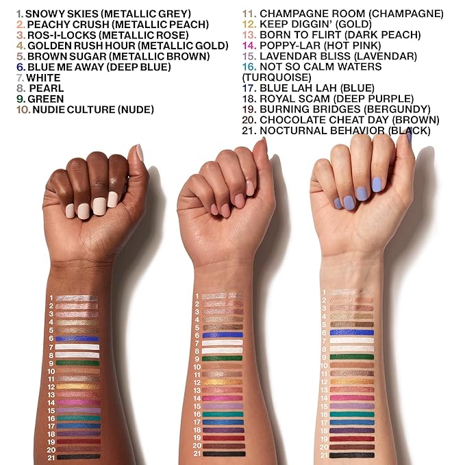 wet n wild Color Icon Cream Eyeliner Eyeshadow Multi-Stick, Moisturizing, Nourishing Velvety Cream-to-Powder Buildable & Blendable Formula, Cruelty-Free & Vegan - White Pearl