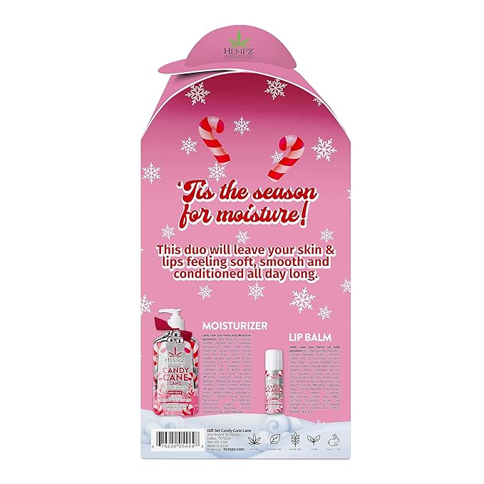 Hempz Holiday Gift Set, Candy Cane Moisturizing