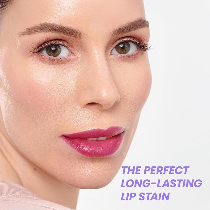Wonderskin Wonder Blading Lip Stain Peel Off and Reveal Kit - Long Lasting, Waterproof Pink Lip Tint, Transfer Proof Natural Makeup Stain Kit (Beautiful)