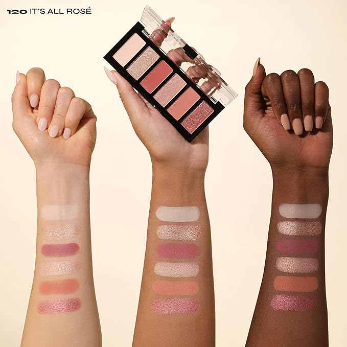 Milani Gilded Mini Eyeshadow Palette with 6 Matte & Shimmer Hues - It's All Rosé