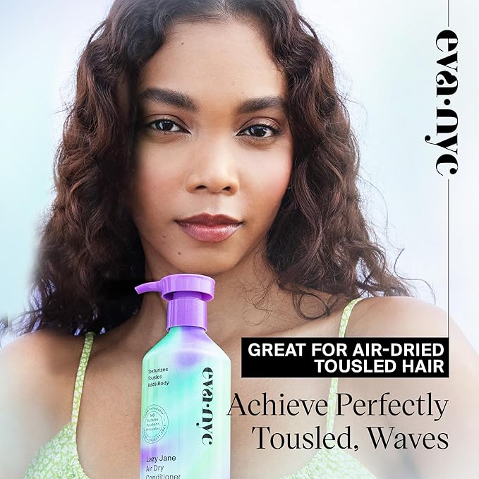 EVANYC Lazy Jane Air Dry Hair Conditioner, 8.8 fl oz, Vegan and GMO-Free, Anti Frizz Hair Products for Women, Natural Texture and Frizz Control
