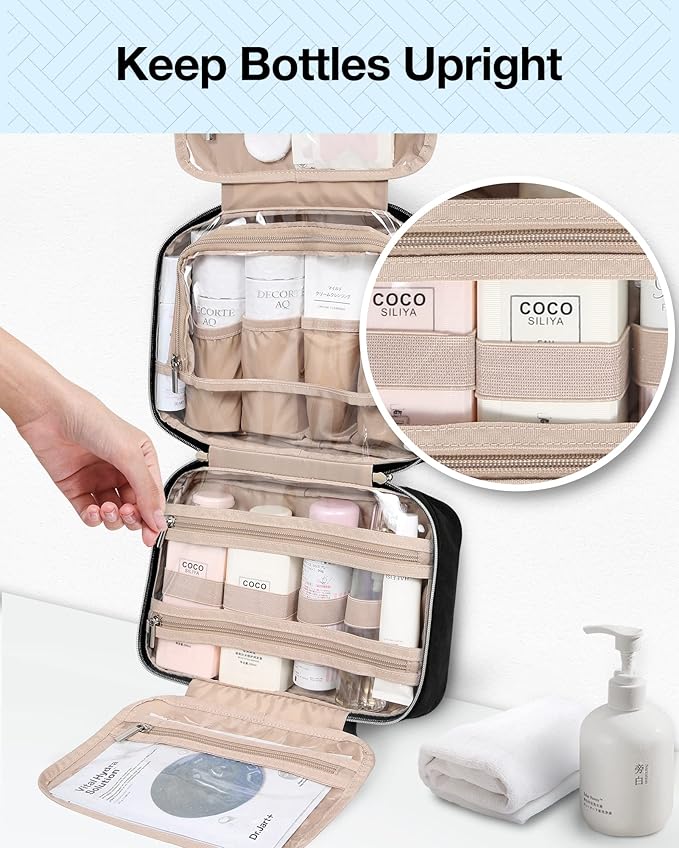 Bagsmart toiletry bag hanging travel