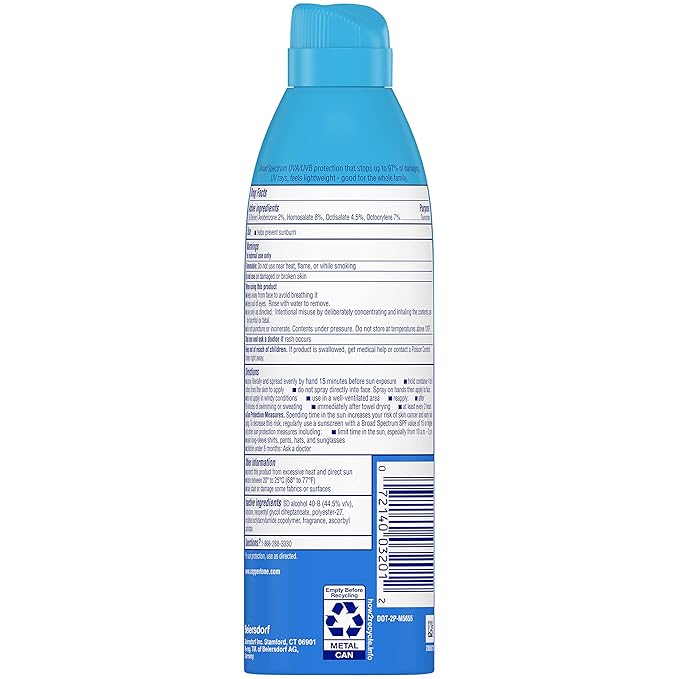 Coppertone Complete Sunscreen Spray, SPF 50 Spray Sunscreen, 5.5 Oz