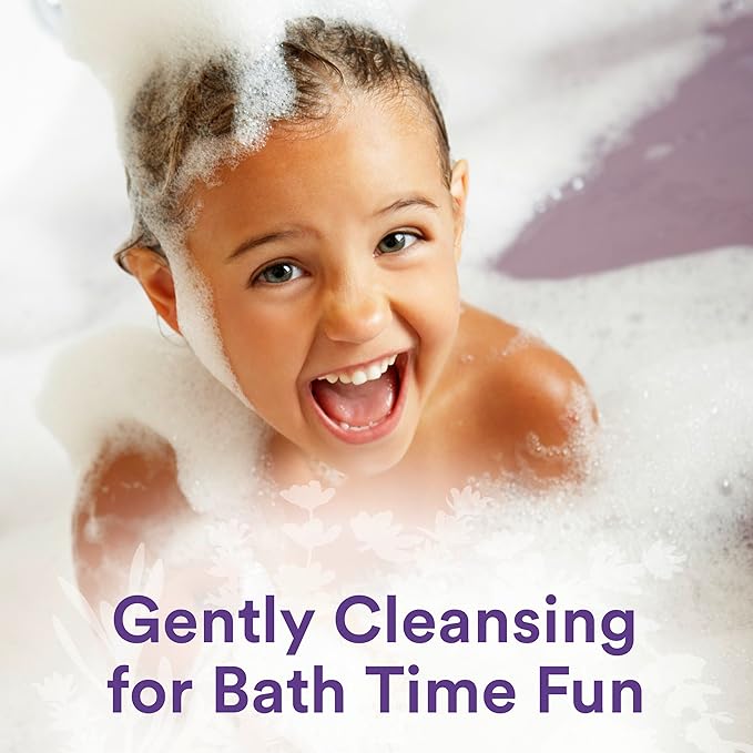 Suave Kids Natural Lavender Oil 3-in-1 Tear Free, Body Wash, Shampoo and Conditioners, No Sulfates, No Parabens, No Silicones, No Dyes, 16.5 Oz Pack of 4