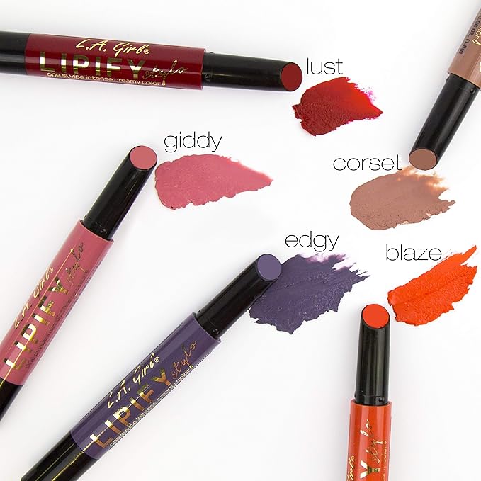 L.A. Girl Lipify Stylo Lipstick, Rio GLC881