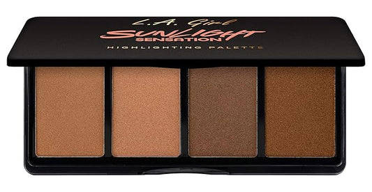 L.A. Girl Fanatic Highlight Palette, Sunlight Sensation, 1 1 Ounce
