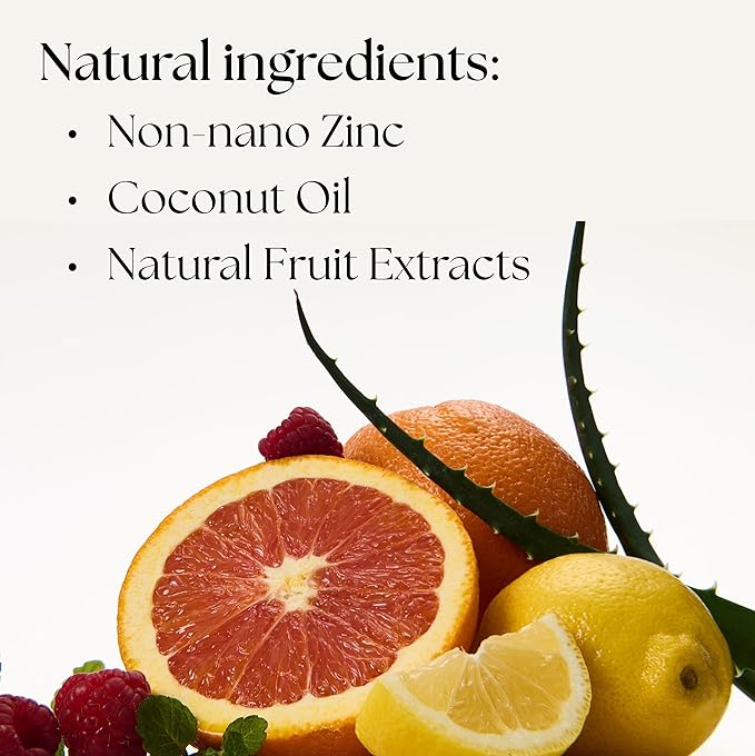 SPF 50 Sheer Mineral Sunscreen Stick - Vegan, Reef Safe, Non-Nano Zinc, Face Sunblock Stick, No White Residue, Ideal for Travel & Kids