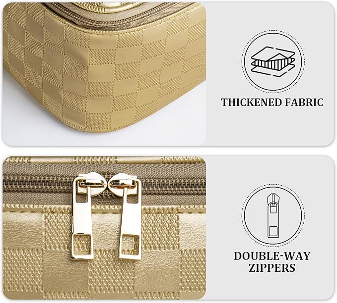 Large travel makeup bag makeup