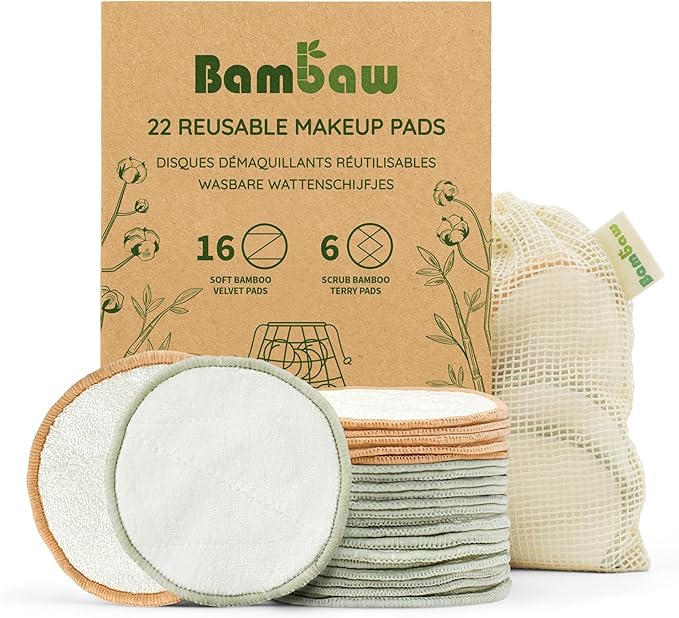 Bambaw reusable makeup remover pads