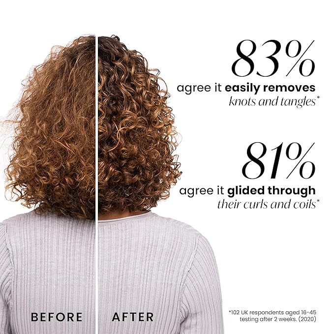 Tangle Teezer Ultimate Detangler Curly Hair Brush, Dry & Wet Hairbrush, Reduces Frizz & Breakage, for 3C to 4C Curly Hair Types, Purple Passion