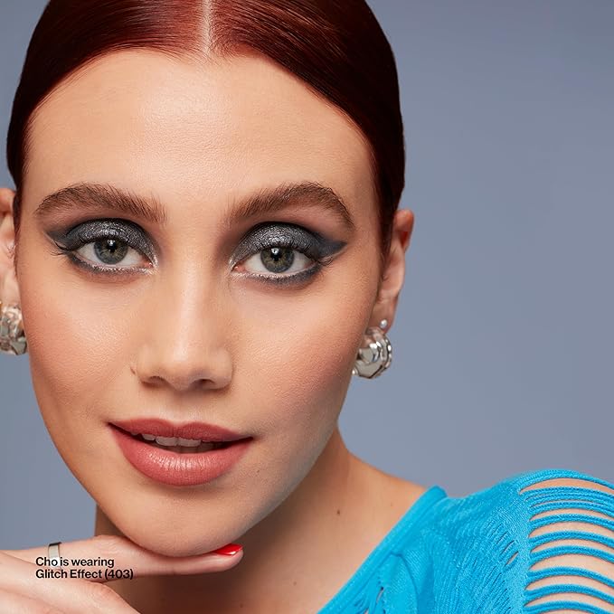 REVLON ColorStay Multiplayer Liquid-Glide Eye Pencil, Multi-Use Makeup With Blending Brush, Blends Then Sets, Creamy Texture, Waterproof, Smudge-proof, Longwearing, 403 Glitch Effect, 0.03 Oz