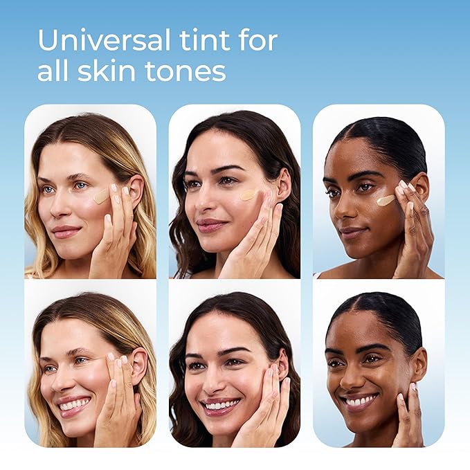 Eucerin Sun Tinted Sensitive Mineral Face Sunscreen Lotion SPF 35, Non-Comedogenic Mineral Sunscreen with Gentle Zinc Oxide Protection for Sensitive Skin, 1.7 Fl Oz Bottle