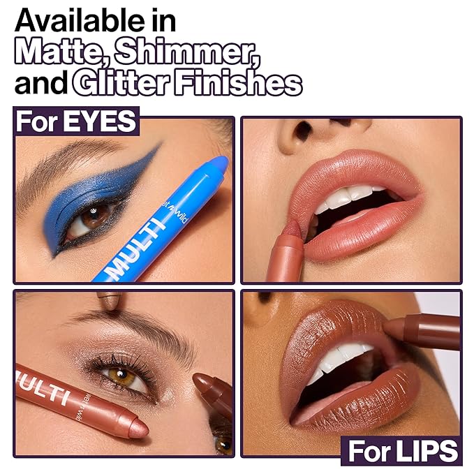 wet n wild Color Icon Cream Eyeliner Eyeshadow Multi-Stick, Moisturizing, Nourishing Velvety Cream-to-Powder Buildable & Blendable Formula, Cruelty-Free & Vegan - Royal Scam