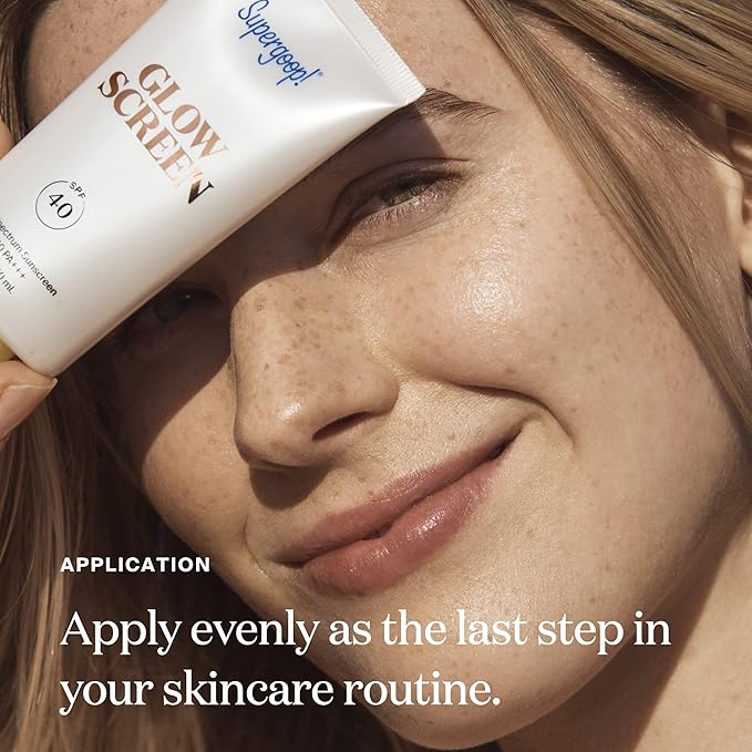 Supergoop! Glowscreen (SPF 40) - 0.5 fl oz, Pack of 2 - Glowy Primer + Broad Spectrum Tinted Sunscreen - Helps Filter Blue Light - Hydration - Hyaluronic Acid & Vitamin B5