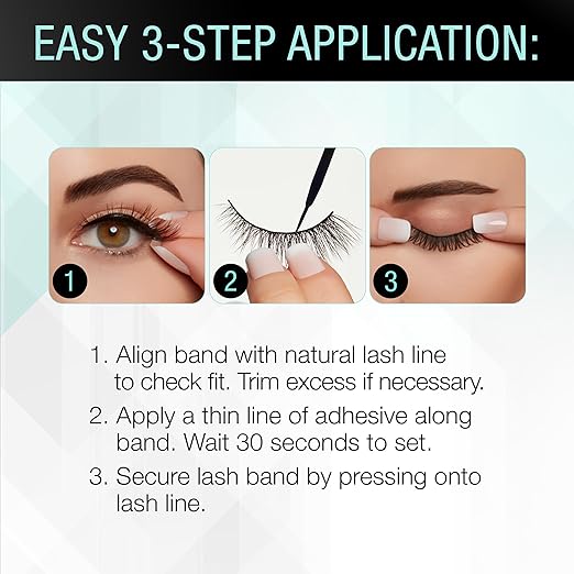 Ardell Strong Hold Lash Glue, Black - Professional Waterproof Lash Adhesive for Strip Lashes with Precision Brush, Fast-Drying 24-Hour Lift-Proof Formula, 1-Pack