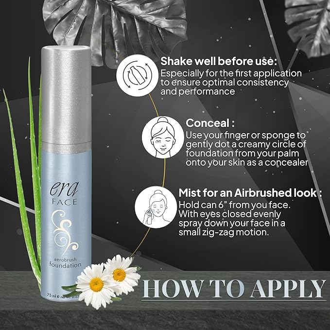 ERA Beauty ERA Face spray makeup (Y1 Creamy on cosmetics 2.25 oz