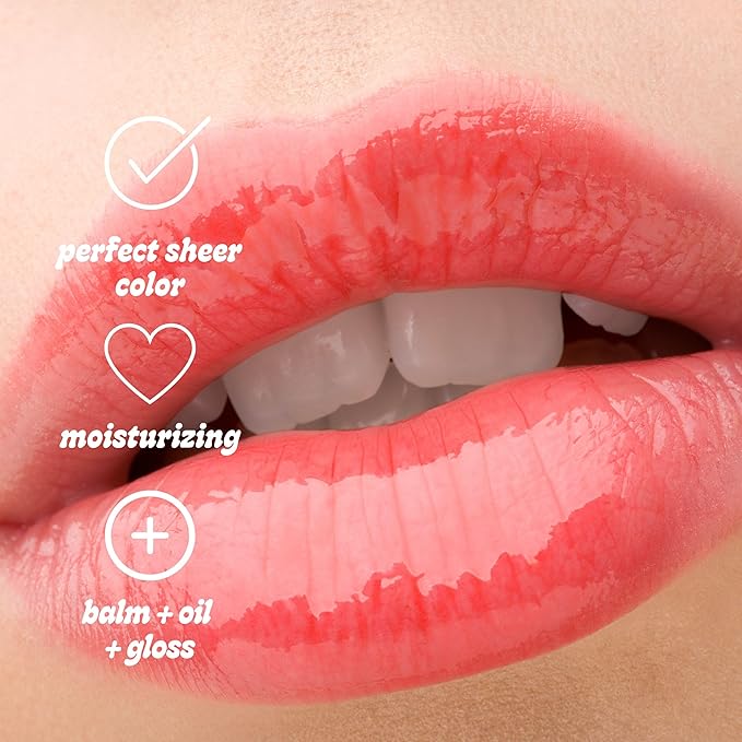 Pacifica Plumping Lip Gloss - Lip Bloss Tinted Lip Balm Treatment - Vanilla Bean Flavored - Moisturizing, High-Shine, Long-Lasting Shine, Jojoba Oil Vegan & Cruelty-Free, 0.14 Fl Oz