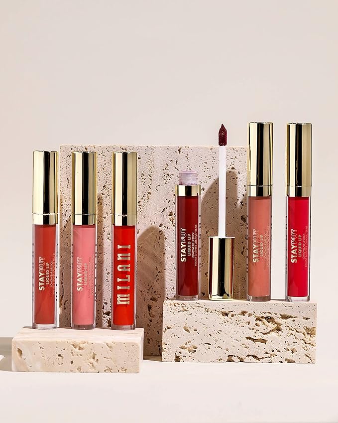 Milani Stay Put Longwear Liquid Lipstick - Smudge-Proof, Kiss-Proof, and Fade-Resistant Formula for All-Day Wear - Red Flag