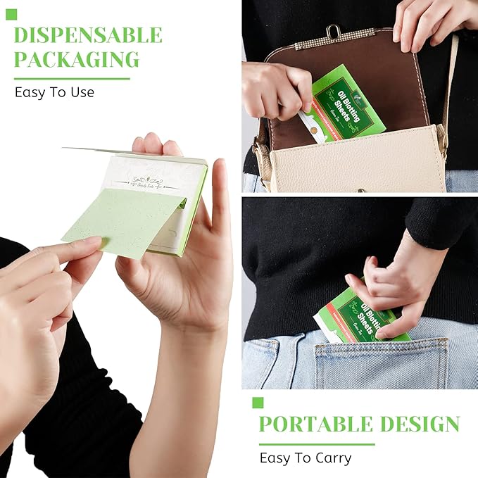 Oil Blotting Sheets for Face - Green Tea,26%
