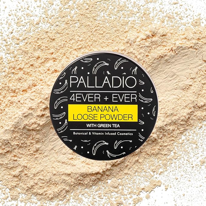 Palladio 4 Ever+Ever Mattifying Loose Setting Powder (Banana