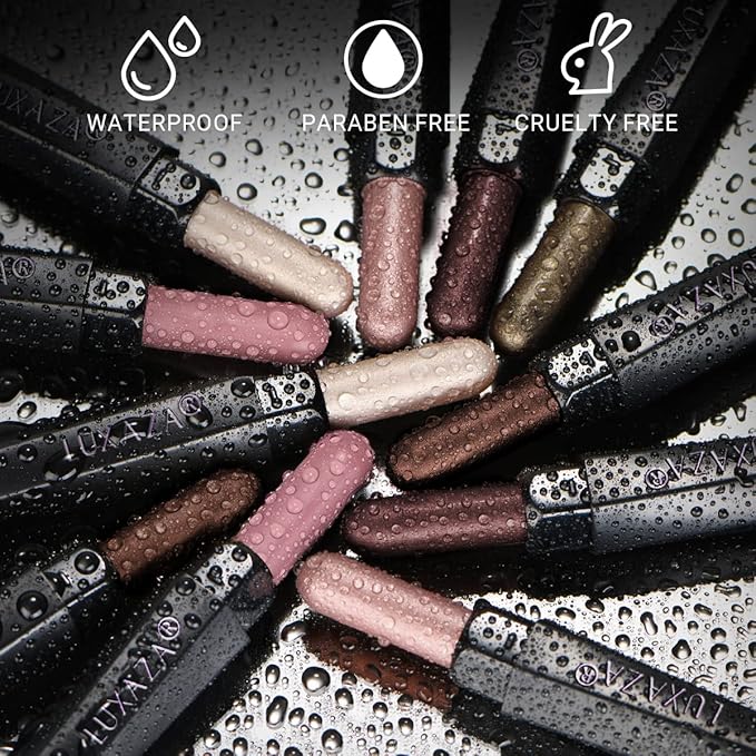 6PCS Cream Eyeshadow Stick Makeup Sets, Metallic And Matte Shimmer Eye Shadow Eye Brightener Stick Pencil Crayon, A06-Pink Neutral