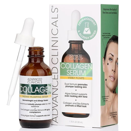 Advanced clinicals collagen facial serum,