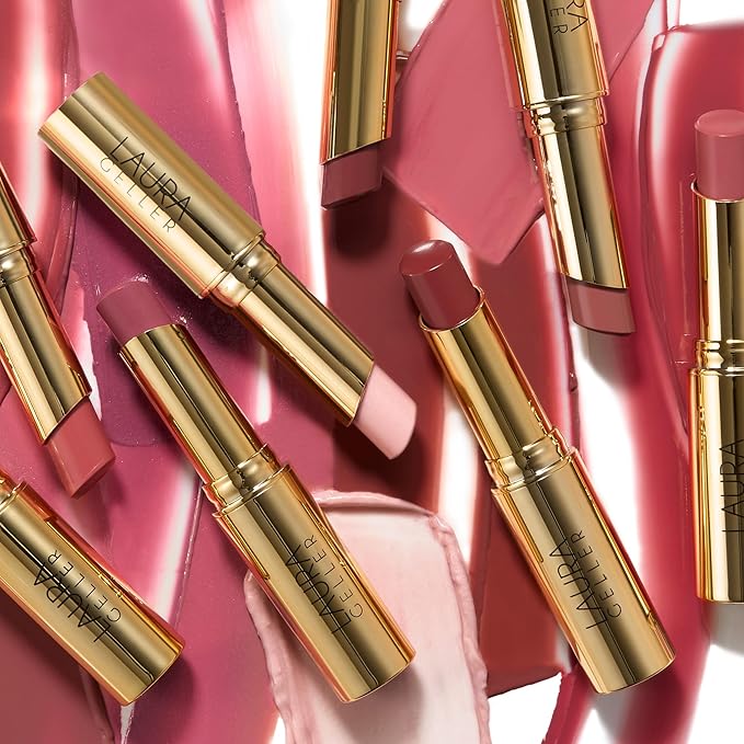 LAURA GELLER NEW YORK Jelly Balm Moisturizing Tinted Lip Balm - Sheerly Amazing - Hydrating Vitamin E - Semi-Shine Finish