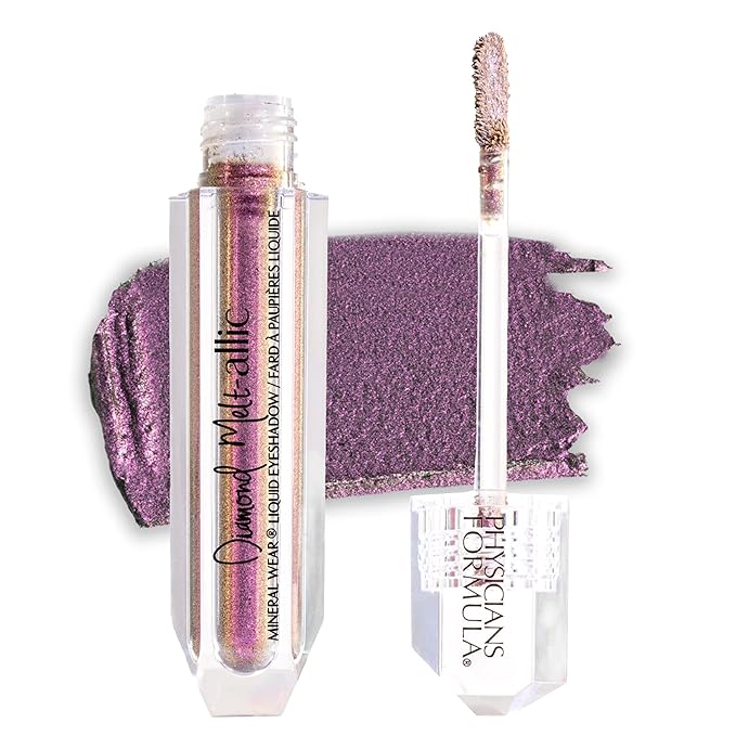 Cream Eyeshadow BY Physicians Formula Mineral Wear Diamond Metallic Eye Makeup Precious Purple