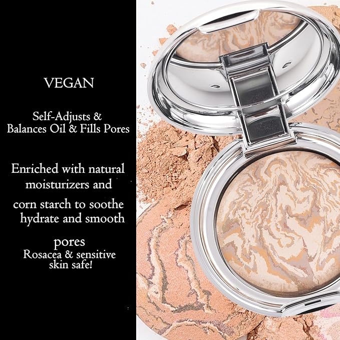 Marbleized Baked Foundation Makeup, Balance and Brighten Col 32 Oz