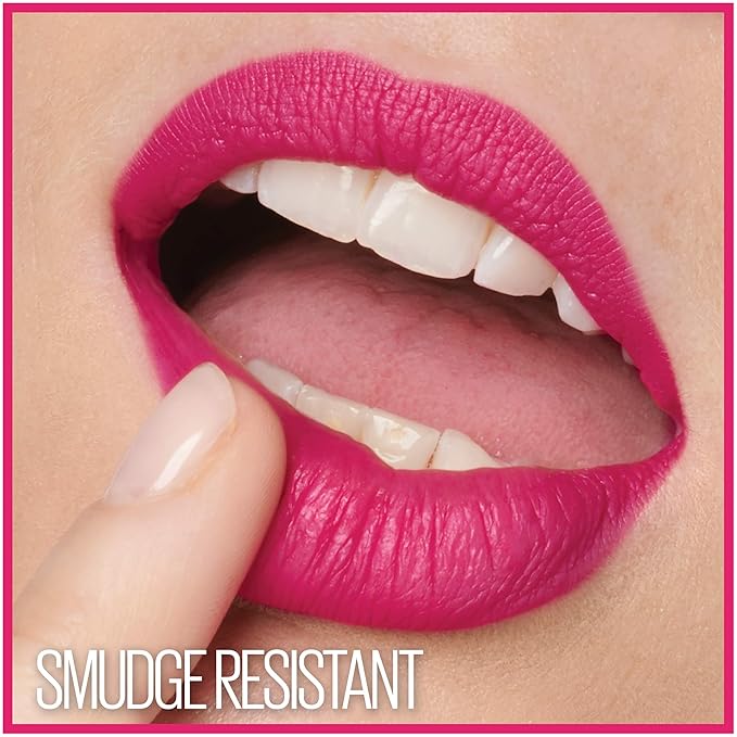 Maybelline Super Stay Ink Crayon Lipstick Makeup, Precision Tip Matte Lip Crayon with Built-in Sharpener, Longwear Up To 8Hrs, Seek Adventure, Warm Pink, 1 Count