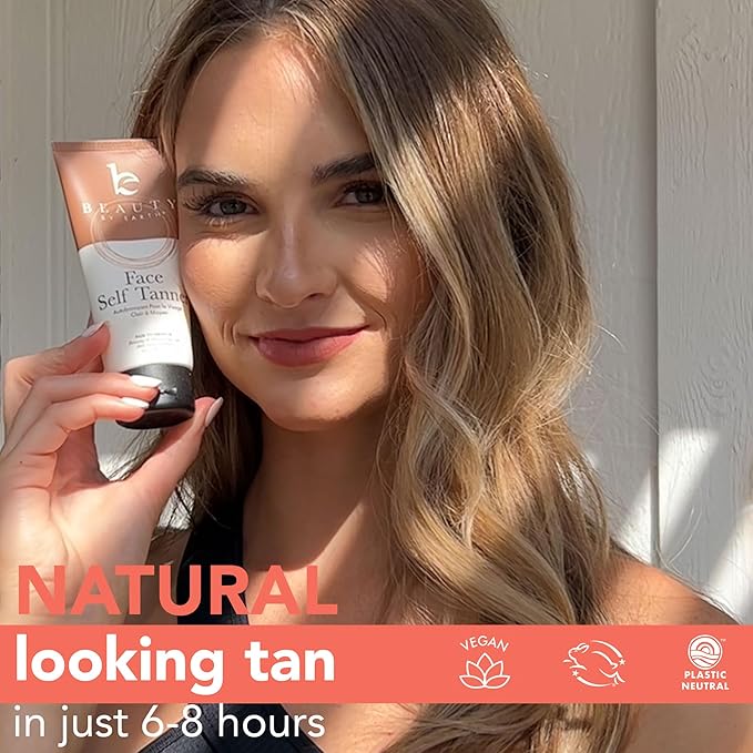 Face Self Tanner Tanning Lotion - Medium to Dark Self Tanning Lotion Fake Tan, Tanning Lotion Self Tanner Face Tanner, Sunless Tanner for Face, Buildable Natural Glow, Self Tan Sunless Tanning Lotion