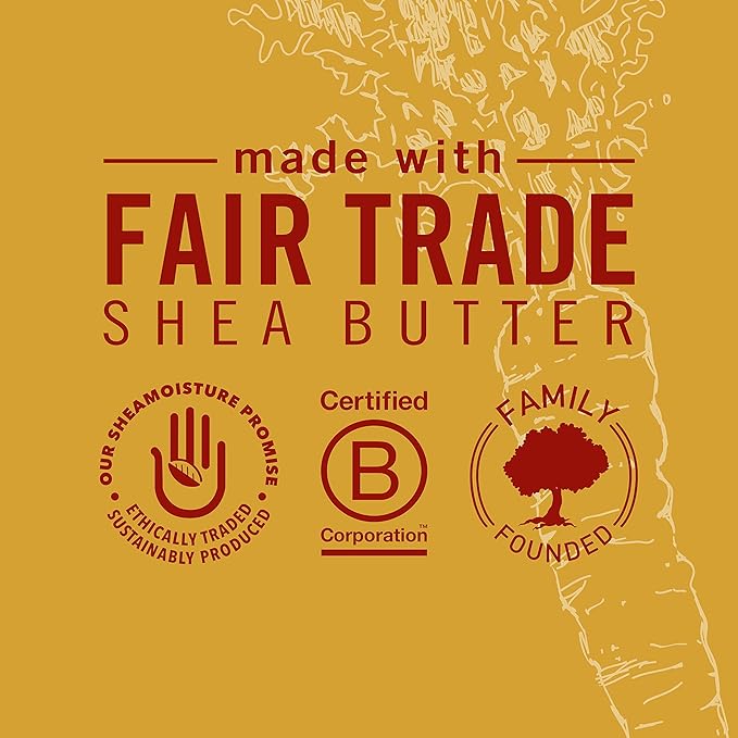 Shea Moisture Mango & Carrot Kids, Extra-Nourishing, Shampoo (8 Oz) and Conditioner (7.7 Oz), Orange Blossom Extract, Dry, Delicate Hair, Vitamin B-5 & Vitamin E, 2 Piece Set