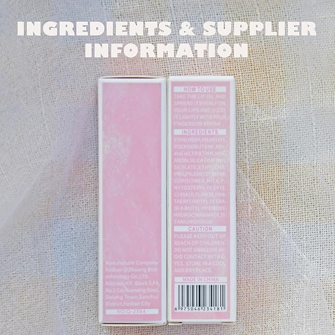 Magic Color Changing Lip Oil Ph, Glitter Lip Gloss, Upgraded Big Brush Head Moisturizing Long Lasting Nourishing Lip Glow Oil Non-Sticky Primer Lip Tint (# 05, 0.3 Oz)