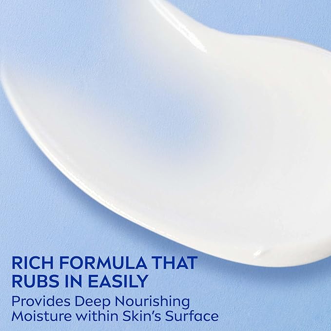 NIVEA Essentially Enriched Body Cream, Moisturizing Cream for Dry and Very Dry Skin, Enriched with Deep Nourishing Serum and Almond Oil 13.5 Oz Jar