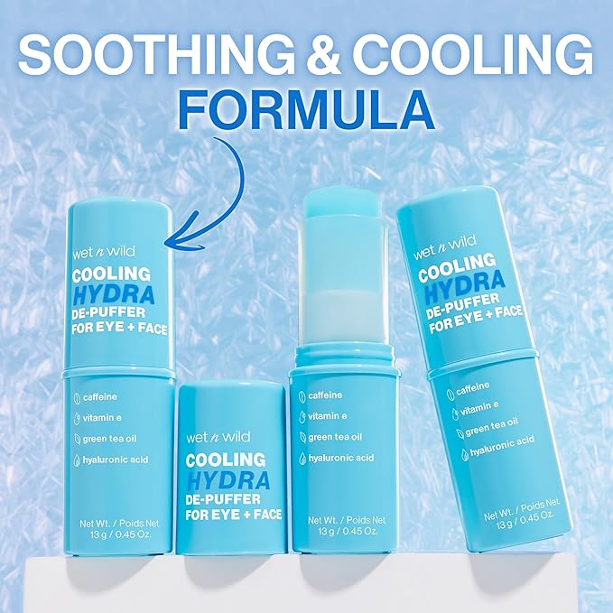 wet n wild Cooling Hydra De-Puffer, Soothing Face & Cruelty-Free