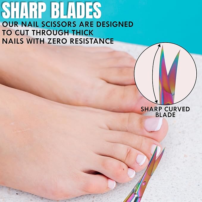 Nail scissors, toenail eyebrow mustache