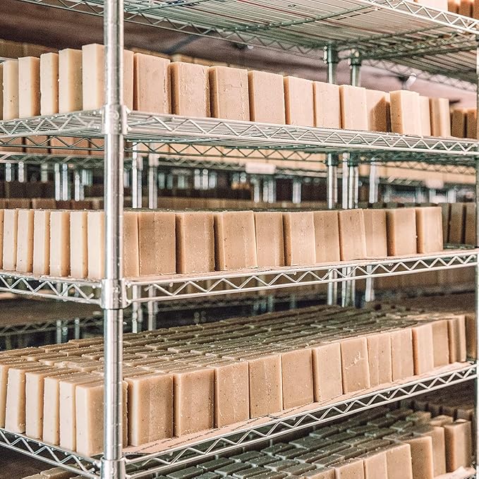 Little Seed Farm Organic Goat’s Milk Soap – 3 Pack of Matcha & Argan Facial and Body Bars– Natural, Handmade, Cruelty Free – Calming and Hydrating for Dry, Mature and Combination Skin, Net Wt. 4.75oz