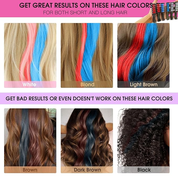New Hair Chalk Comb Temporary