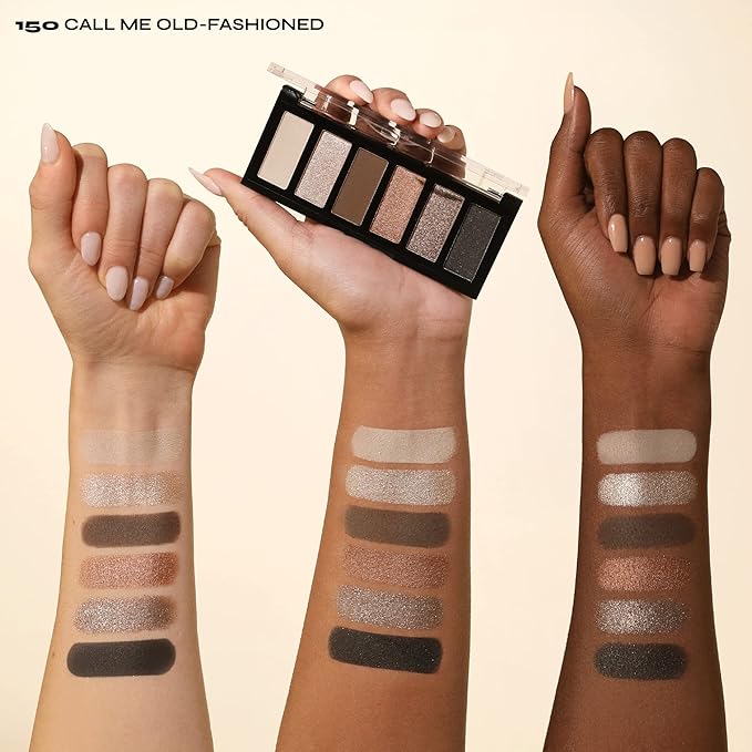 Milani Gilded Mini Eyeshadow Palette with 6 Matte & Shimmer Hues - Call Me Old-Fashioned