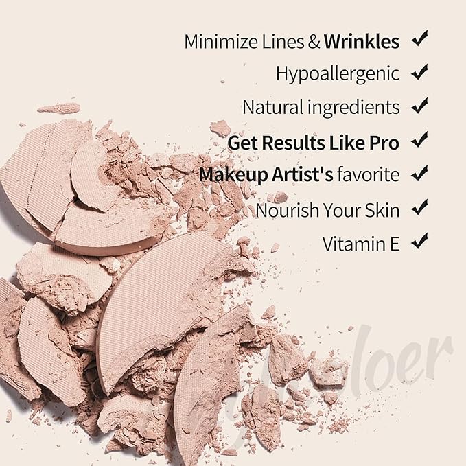 MAEPEOR Pressed Powder 8 Colors Oil Control Matte Natural Beig)