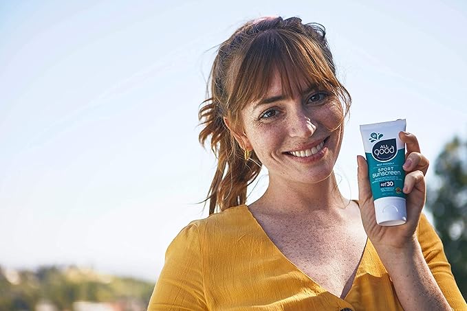 All Good Sport Mineral Sunscreen Lotion - Coral Reef Friendly, Water & Sweat Resistant, Face & Body, UVA/UVB Broad Spectrum SPF 30+ (3 oz)(3-Pack)