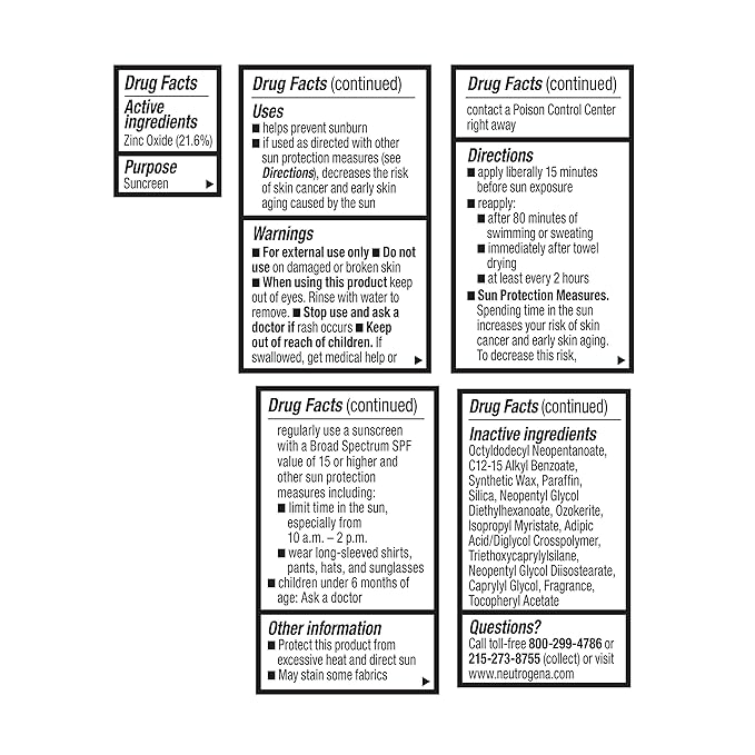 Neutrogena Purescreen+ Mineral Beach Defense On-The-Go Body Sunscreen Stick with Broad Spectrum SPF 50, Water Resistant UVA/UVB Protection, Absorbs Quickly & Dries Clear, 1.5 oz