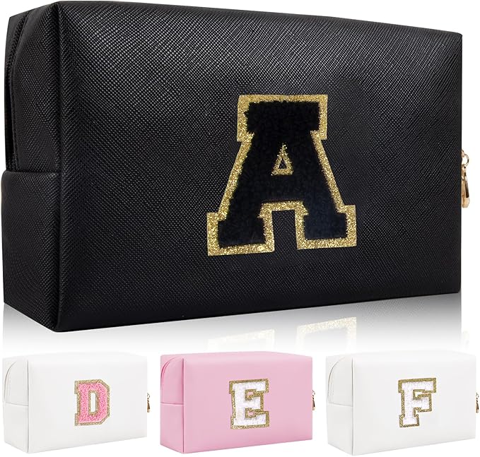 Personalized initial letter patch makeup