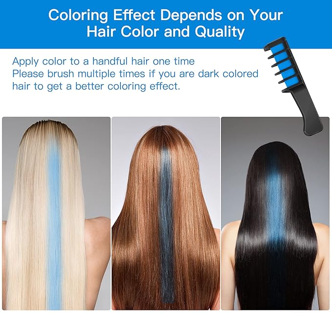 New Hair Chalk Comb Temporary