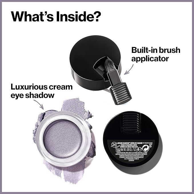 Revlon Crème Eyeshadow, ColorStay 24 Hour Eye Makeup, Highly Pigmented Cream Formula in Blendable Matte & Shimmer Finishes, 715 Espresso, 0.18 Oz