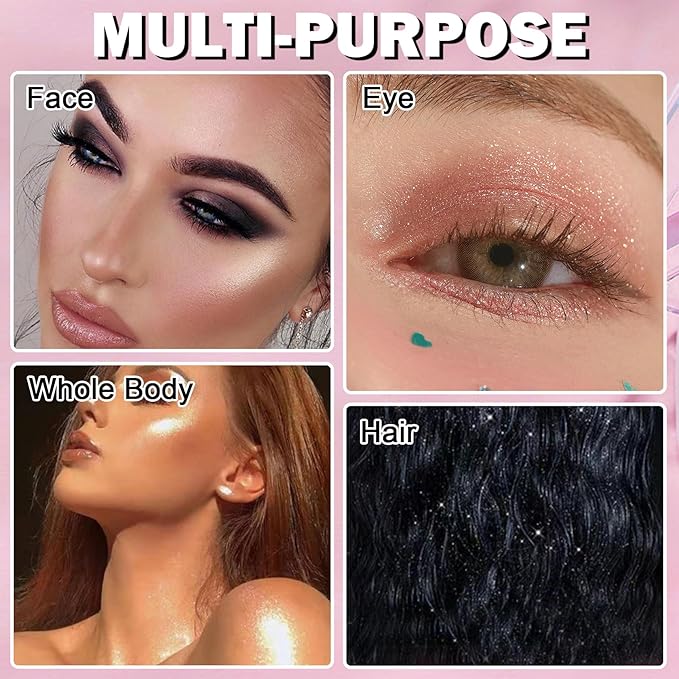 White Highlighter Makeup Palette Face Highlighter Powder Iluminadores Quicksand Gold