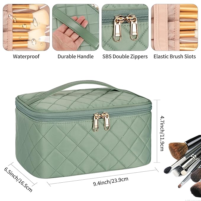 Ocheal makeup bag, portable cosmetic